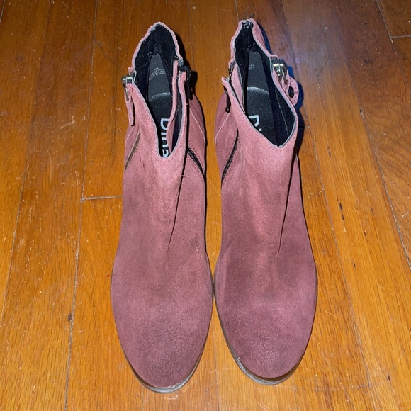 New DIBA Sequoia Suede Bootie in Burgundy - Picture 5 of 7